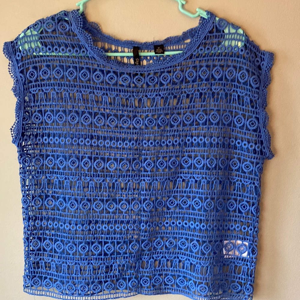 Skyes the Limit Crochet top Size M